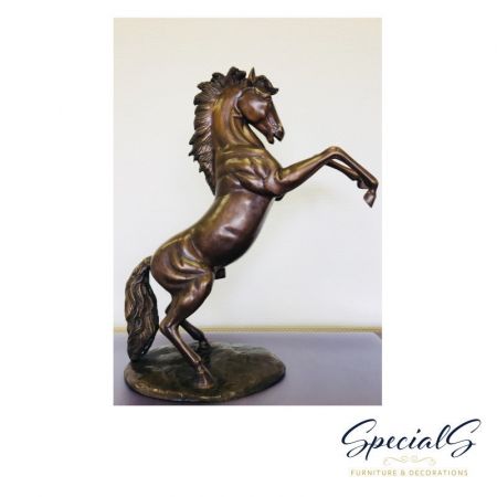 "Springendes Pferd" Bronzefigur