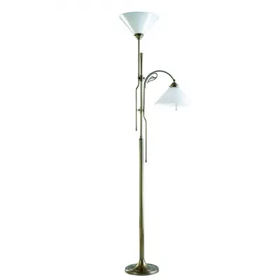 Standleuchte mit 2 Schirmen, verstellbar