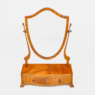 Antique Style Mahogany Mirror