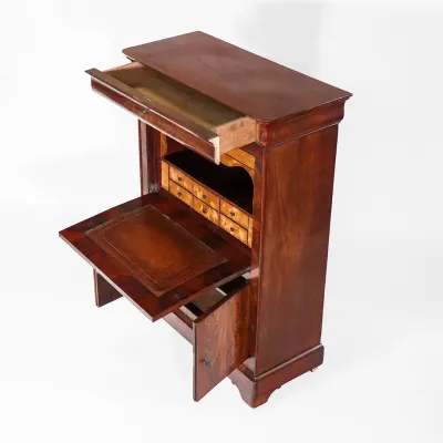 Antiker Biedermeier Sekretär aus Mahagoni