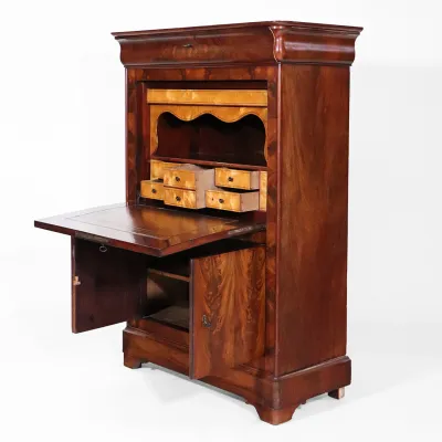 Antiker Biedermeier Sekretär aus Mahagoni
