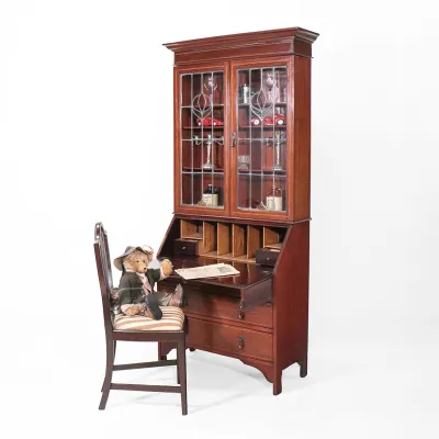 Mahogany Bureau Bookcase