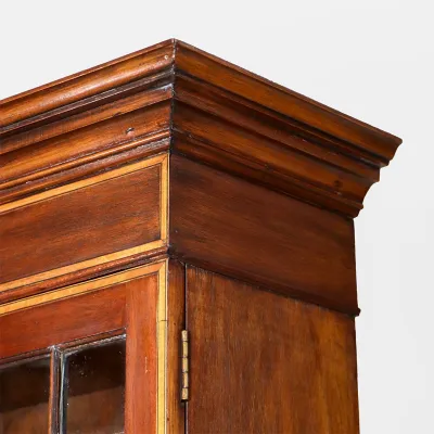 Büro Bookcase/ Mahagoni Aufsatzsekretär