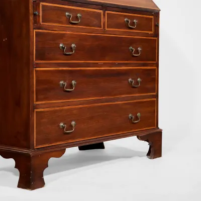 Büro Bookcase/ Mahagoni Aufsatzsekretär