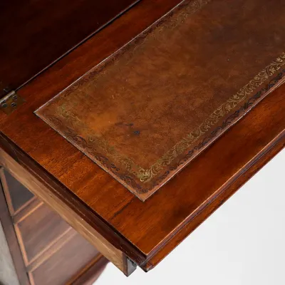 Büro Bookcase/ Mahagoni Aufsatzsekretär