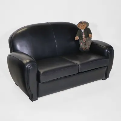 Art Déco Ledersofa