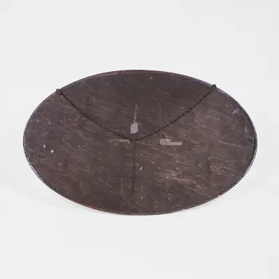 Antique Art Deco Oak Mirror