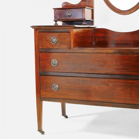 Edwardian Mahogany Dressing Table