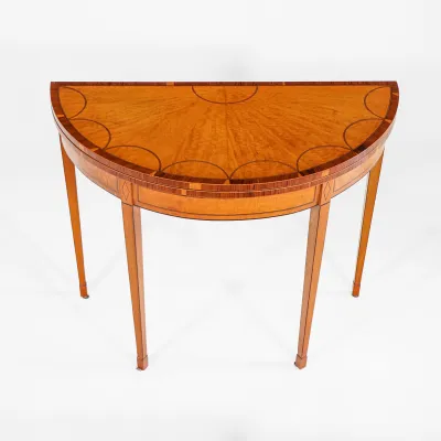 Sheraton Revival Card Table