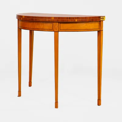 Sheraton Revival Card Table