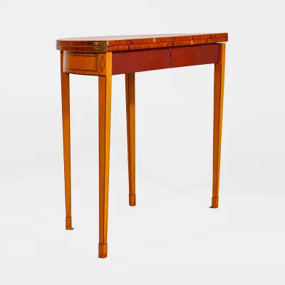 Sheraton Revival Card Table