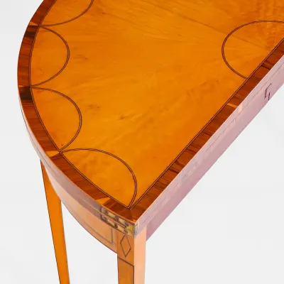 Sheraton Revival Card Table