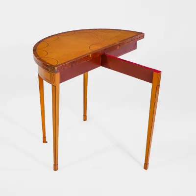Sheraton Revival Card Table