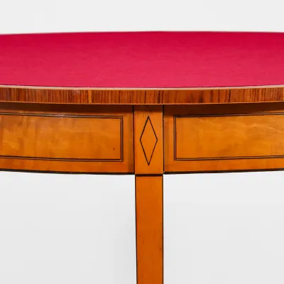 Sheraton Revival Card Table