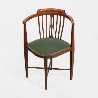 Mahahony Corner Chair