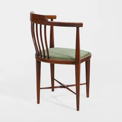 Mahahony Corner Chair