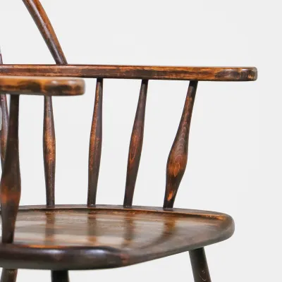 Elm Chair with H-Frame