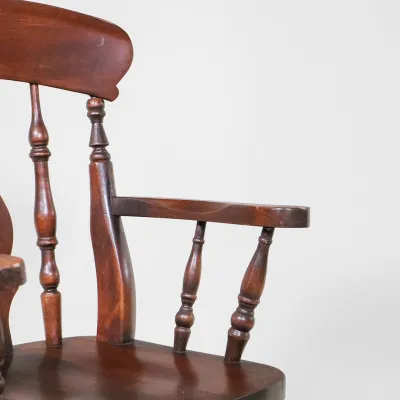 Eiche Esszimmerstuhl, ca. 1890