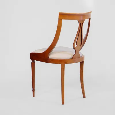 Mahgoni Stühle 6er Satz feiner neuer Bezug Patina