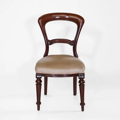 Viktorianische Stühle aus Mahagoni 4er Set