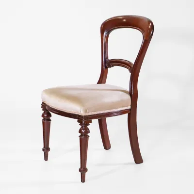 Viktorianische Stühle aus Mahagoni 4er Set