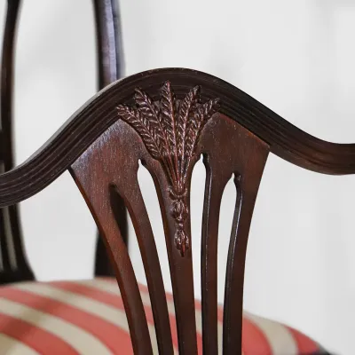 Antique Style Chairs in Hepplewhite Style