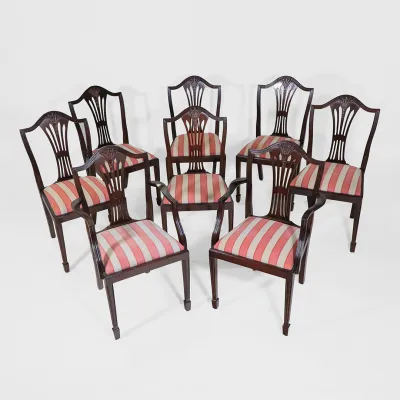 Antique Style Chairs in Hepplewhite Style