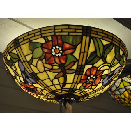 Clayre & Eef Deckenlampe im Tiffany-Stil 25x40cm