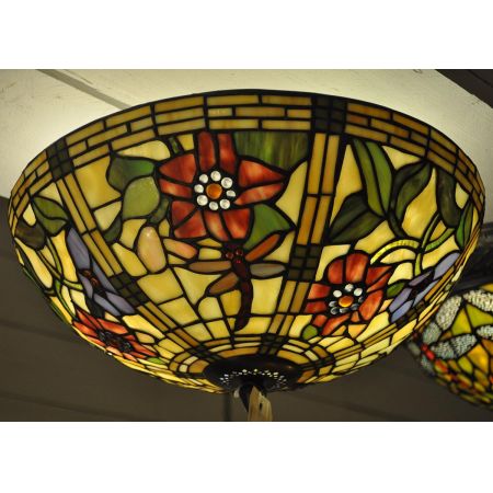 Clayre & Eef Deckenlampe im Tiffany-Stil 25x40cm