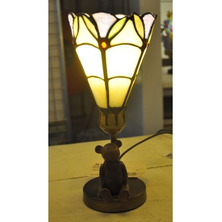Clayre & Eef Tischlampe im Tiffany Stil Teddy 12,5x27cm