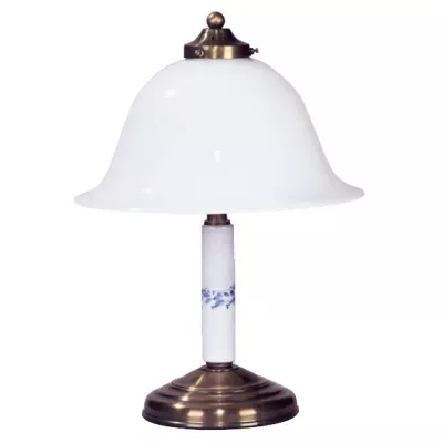 Tischleuchte Antik Handpatiniert, 37cm 