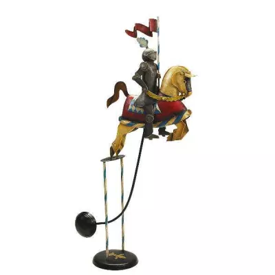 Authentic Models Balancing Toy außergewöhnliches Spielzeug aus Edelstahl Balancierspiel - Knight TM111