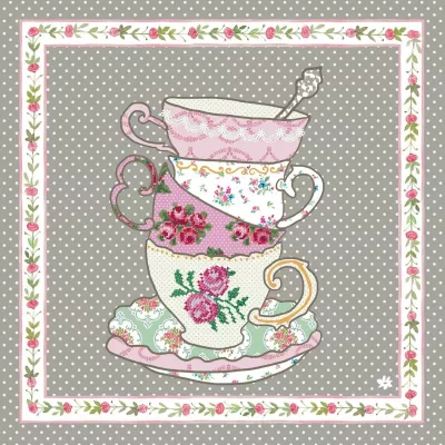Clayre & Eef Papierservietten 33x33 (20)