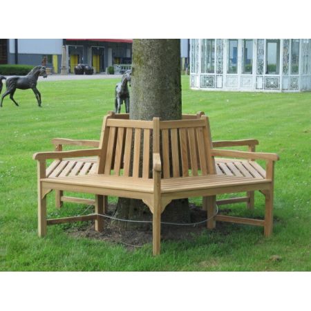 Teak Bank - Tree bench