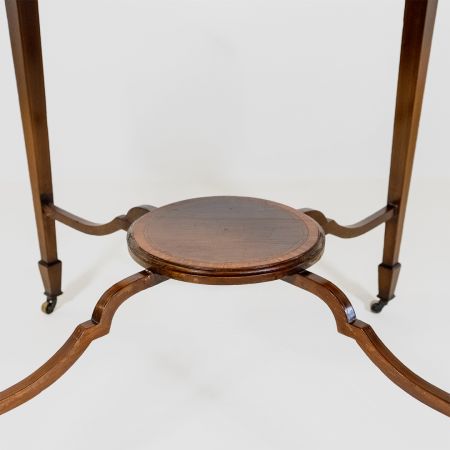 Edwardian Occasional Table Mahagoni & Satinwood