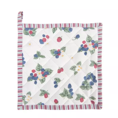 Clayre & Eef Topflappen mit Himbeeren