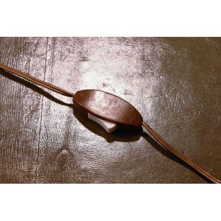 Vintage Bürolampe in Messing