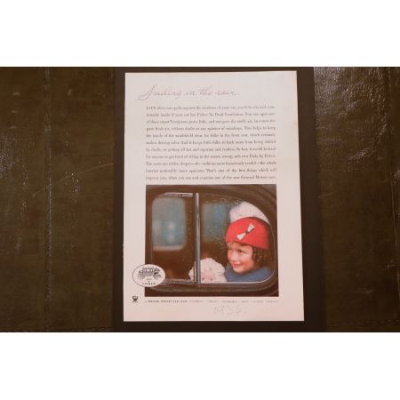 Seltenes original Werbeblatt für populären Softdrink