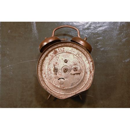 Vintage Doppelglockenwecker, römisches Zifferblatt