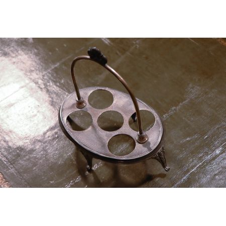 Edler Eierhalter, versilbert