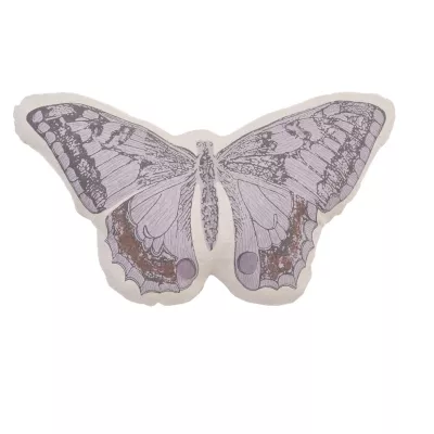 Clayre & Eef Kissen Vole Papillon Bleu ca. 30 x 50 cm