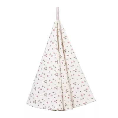 Clayre & Eef Geschirrtuch Rosen Rosa Serie Vintage Rose ca. Ø 80 cm