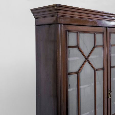 Zweitüriger Bücherschrank, Victorian Two Door Bookcase mit Regency Verglasung, Vitrinenschrank