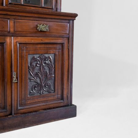 Zweitüriger Bücherschrank, Victorian Two Door Bookcase mit Regency Verglasung, Vitrinenschrank