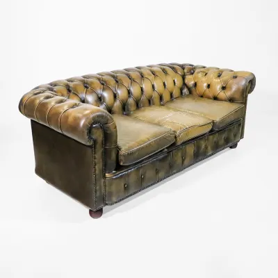 Vintage Chesterfield Sofa 3-Sitzer