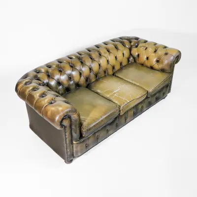 Vintage Chesterfield Sofa 3-Sitzer