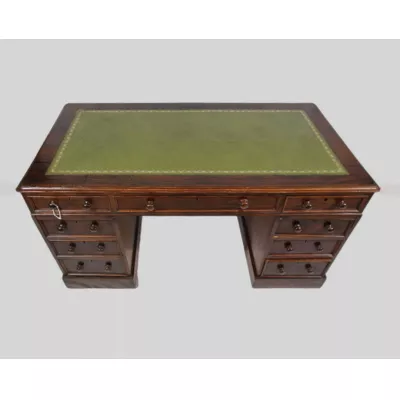 Antiker Schreibtisch aus Mahagoni, England 1860