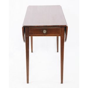 Original Edwardian Pembroke Table aus England, Klapptisch, Mahagoni