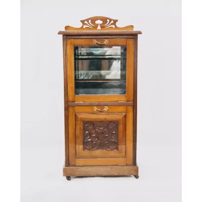 Musikcabinet, Victorianischer Musikschrank Original 1860