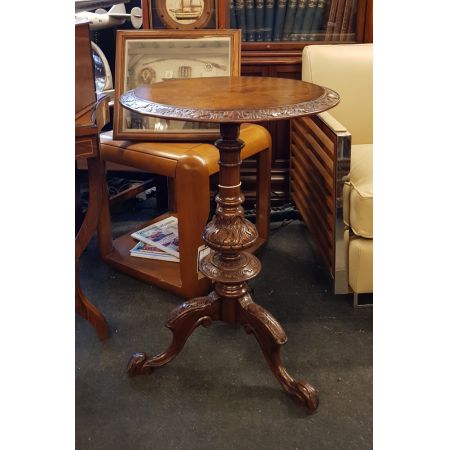 "Inlaid Round Table Arie" - Tripod Table, Beistelltisch, sofort Lieferbar